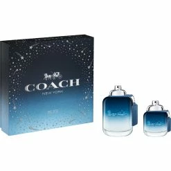 Promo 😀 Coach Man Blue Eau De Toilette 2 Pc. Gift Set 🔔