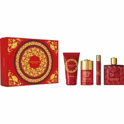 Top 10 😀 Versace Eros Flame Eau De Parfum 4 Pc. Gift Set 😍