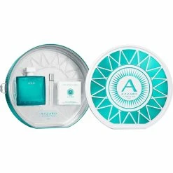 Best Pirce ❤️ Azzaro Chrome Aqua Father's Day 3 Pc. Gift Set 🎁