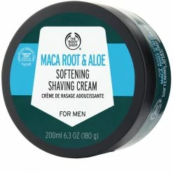 Budget ⌛ The Body Shop Maca Root And Aloe Softening Shaving Cream For Men 6.3 Oz. 🔔