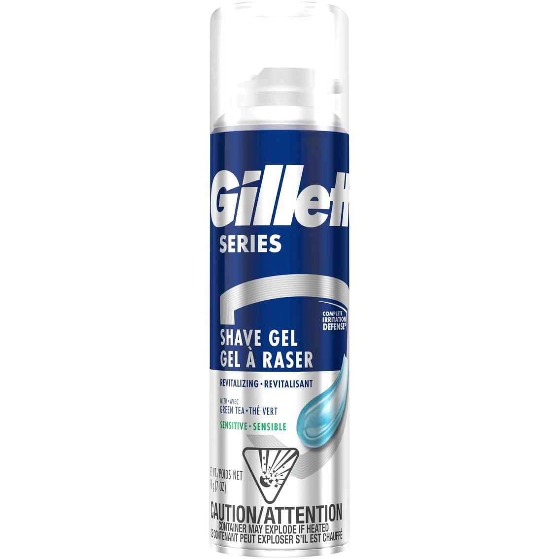 Brand new π₯° Gillette Series Revitalizing Sensitive Skin Men's Shaving Gel With Green Tea 7 Oz. π