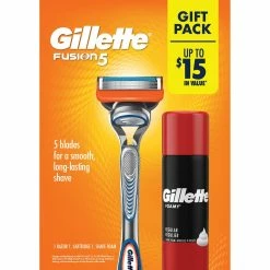 Promo 🎉 Gillette Fusion5 Men’s Razor + 2 Oz. Foamy Shaving Cream Gift Set ✨