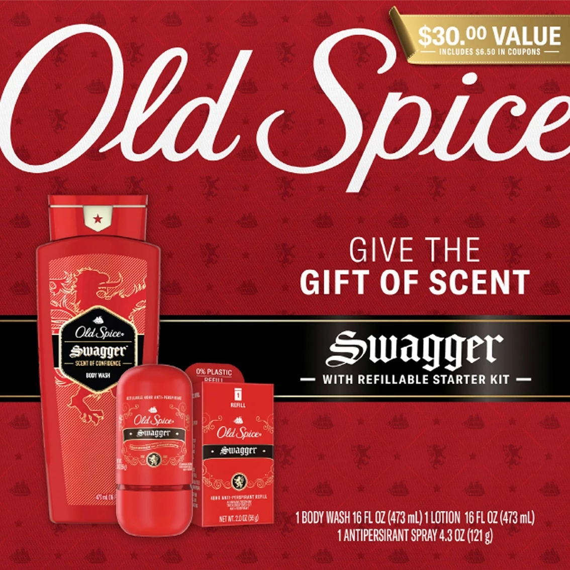New ๐ Old Spice Holiday 2022 Old Spice Swagger Premium Gift Set ๐คฉ