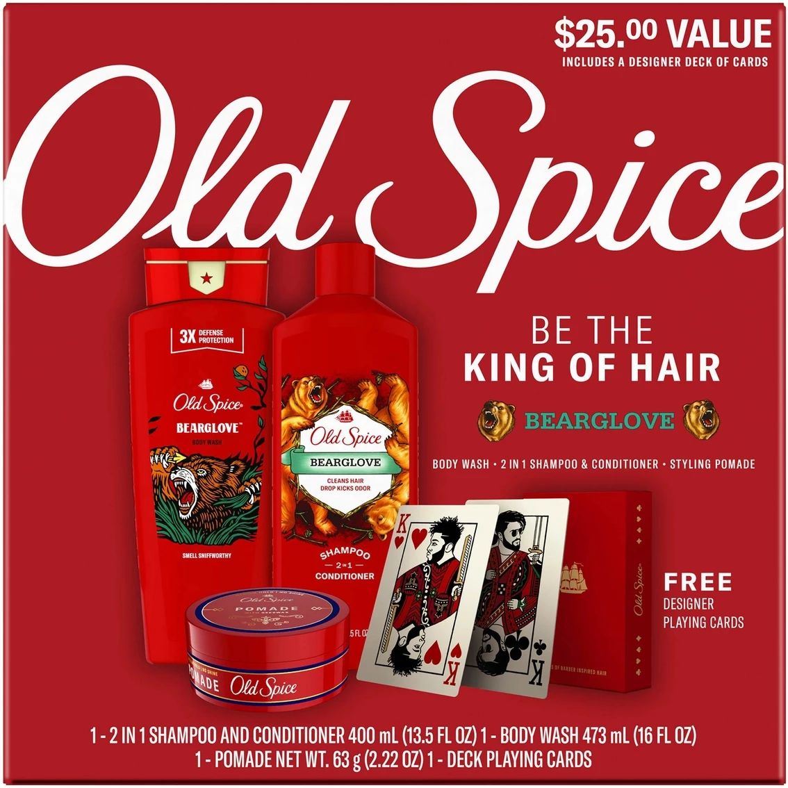 Buy 💯 Old Spice 2022 Old Spice Bearglove Holiday Pack ✨