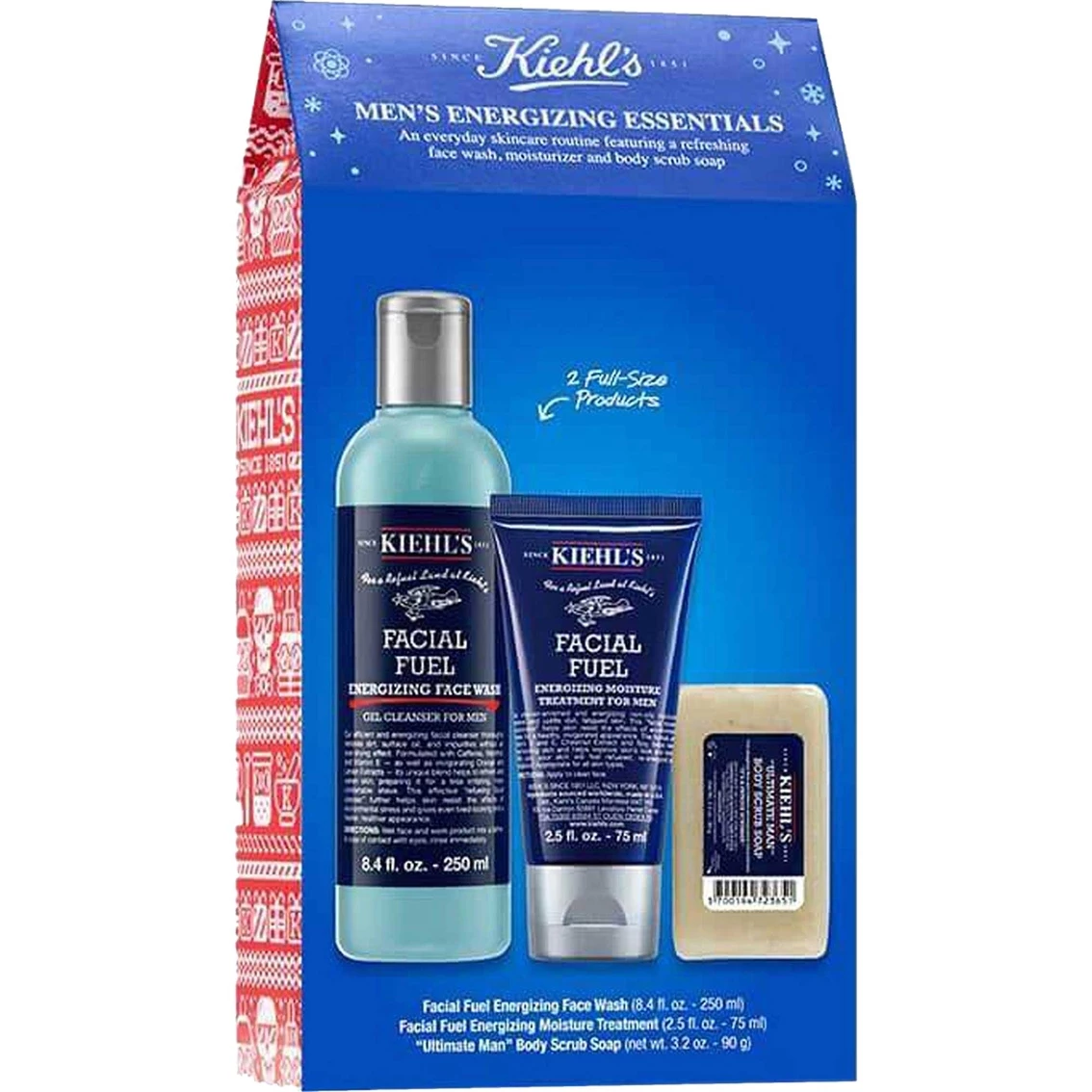 Coupon โค๏ธ Kiehl's Men's Energizing Essentials Skincare Starter Set โจ - Image 2
