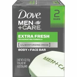 Wholesale ✔️ Dove Men + Care Extra Fresh Body And Face Bar Soap 2 Pk. 😍