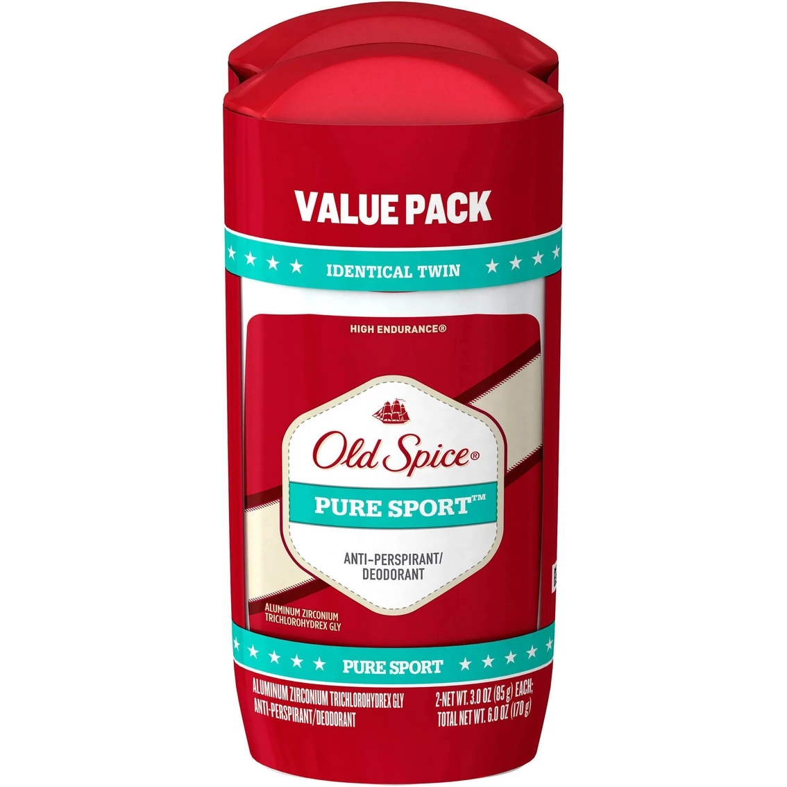 Budget ๐ Old Spice High Endurance Pure Sport Anti Perspirant And Deodorant Twin Pack โจ