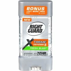 Outlet ✔️ Right Guard Xtreme Defense 5 Fresh Blast Gel Antiperspirant 🌟