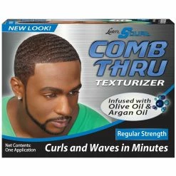 Promo 🌟 Luster's S Curl Comb Thru Texturizer Kit, Regular Strength ✨