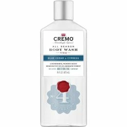 New 🛒 Cremo Blue Cedar And Cypress Body Wash 16 Oz. 👏
