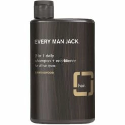 Cheapest 🥰 Every Man Jack 2 In 1 🩴 Sandalwood Shampoo 13.5 Oz. 😀