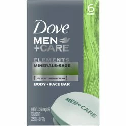 Best deal ❤️ Dove Men + Care Minerals + Sage Body And Face Bar 6 Pk. 🔔