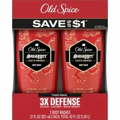 Best deal 🎁 Old Spice Red Zone Swagger Body Wash Twin Pack 💯