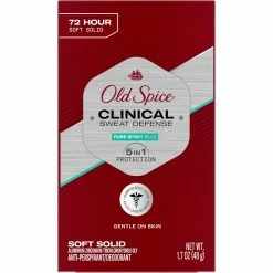 Wholesale 👍 Old Spice Clinical Pure Sport Plus Antiperspirant And Deodorant 1.7 Oz. 💯