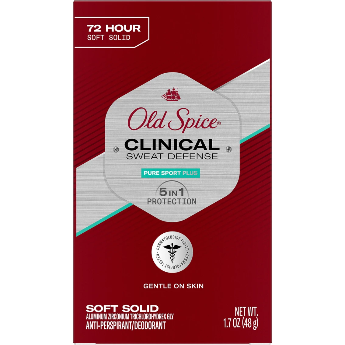 Wholesale 👍 Old Spice Clinical Pure Sport Plus Antiperspirant And Deodorant 1.7 Oz. 💯