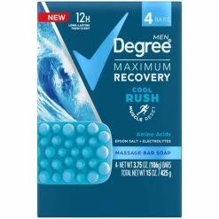 Best deal 👏 Degree Men Deep Clean Massage Bar Soap Cool Rush 4 Ct. 🌟