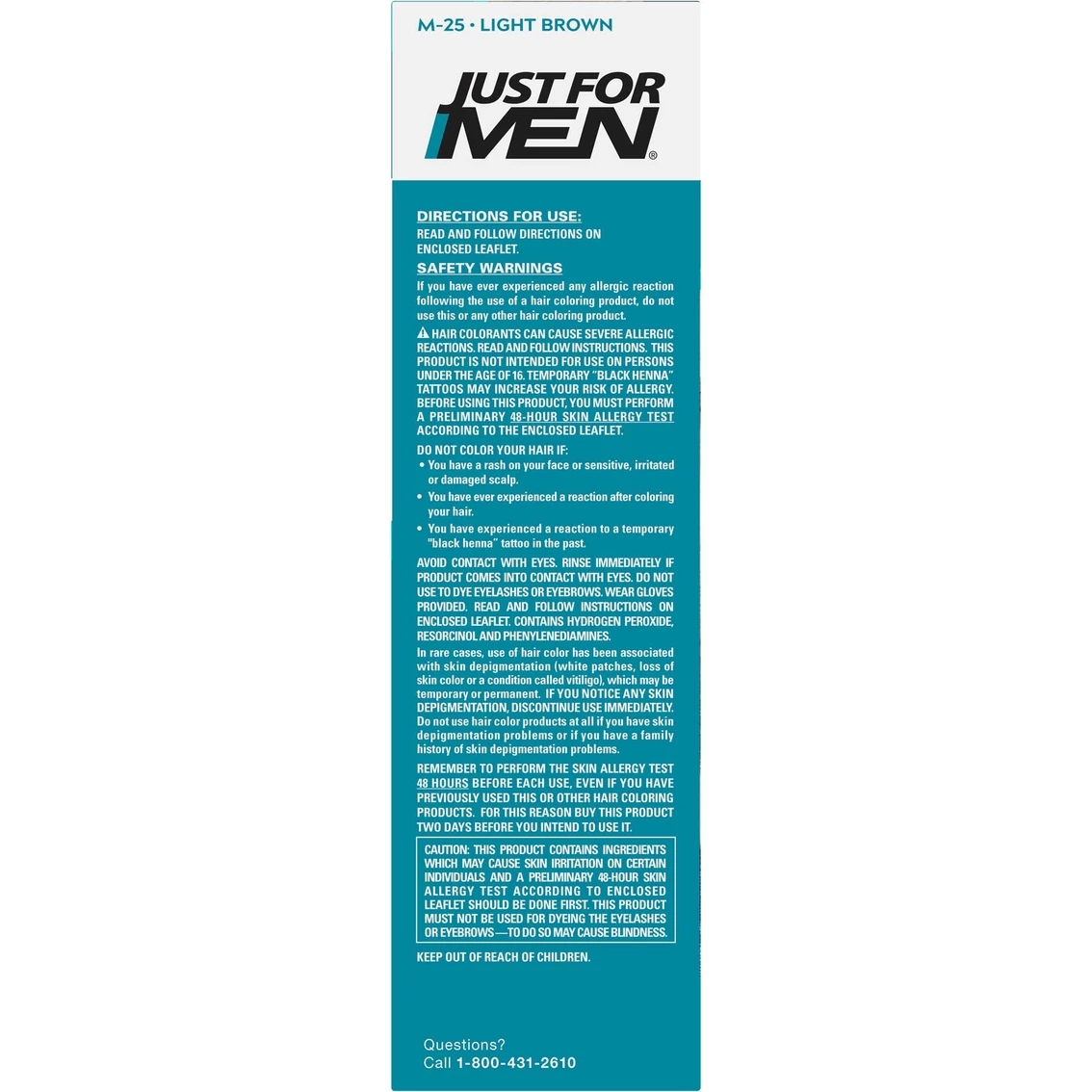 Outlet โ Just For Men Mustache & Beard Light Brown M-25 1 Ct. ๐คฉ - Image 2