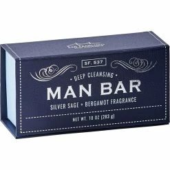 Brand new ⌛ San Francisco Soap Company Deep Cleansing Silver Sage And Bergamot Man Bar ✨