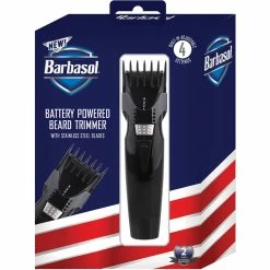 Hot Sale 💯 Barbasol Battery Operated Beard Trimmer With Adjustable Comb 🥰