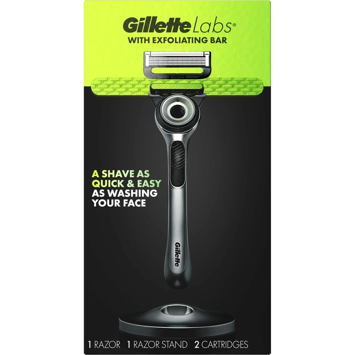 Coupon π― Gillette Labs With Exfoliating Bar For Men With 1 Handle, 2 Blade Refills And Stand π
