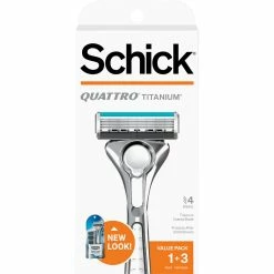 Brand new ❤️ Schick Quattro Titanium Razor Value Pack 🛒