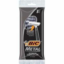 Cheap ⭐ Bic Metal Disposable Razors 5 Pk., Black ⭐