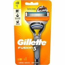 New 🎉 Gillette Fusion5 Razor With 2 Cartridges 😍