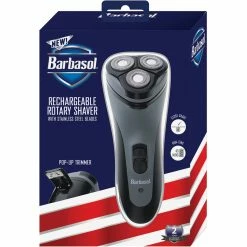 Best Sale ✨ Barbasol Men's Rechargeable Dry Rotary Shaver With Pop-up Trimmer ❤️