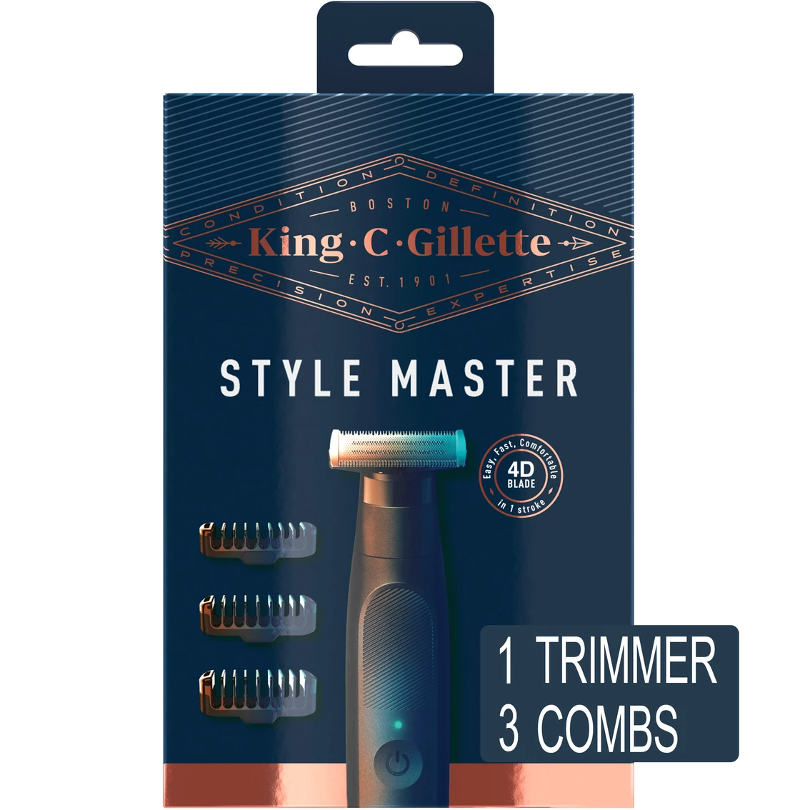 Cheap โญ Gillette King C. Style Master Cordless Stubble Trimmer With 4D Blade ๐คฉ