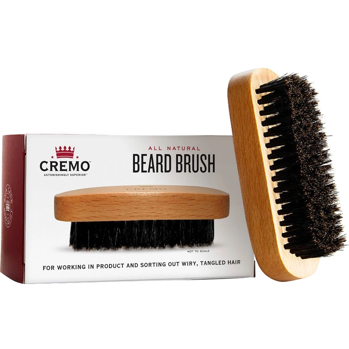 Coupon ๐ Cremo All Natural Standard Beard Brush โ๏ธ