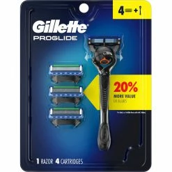 Cheapest ❤️ Gillette ProGlide Men's Razor Handle With 4 Cartridges ✔️