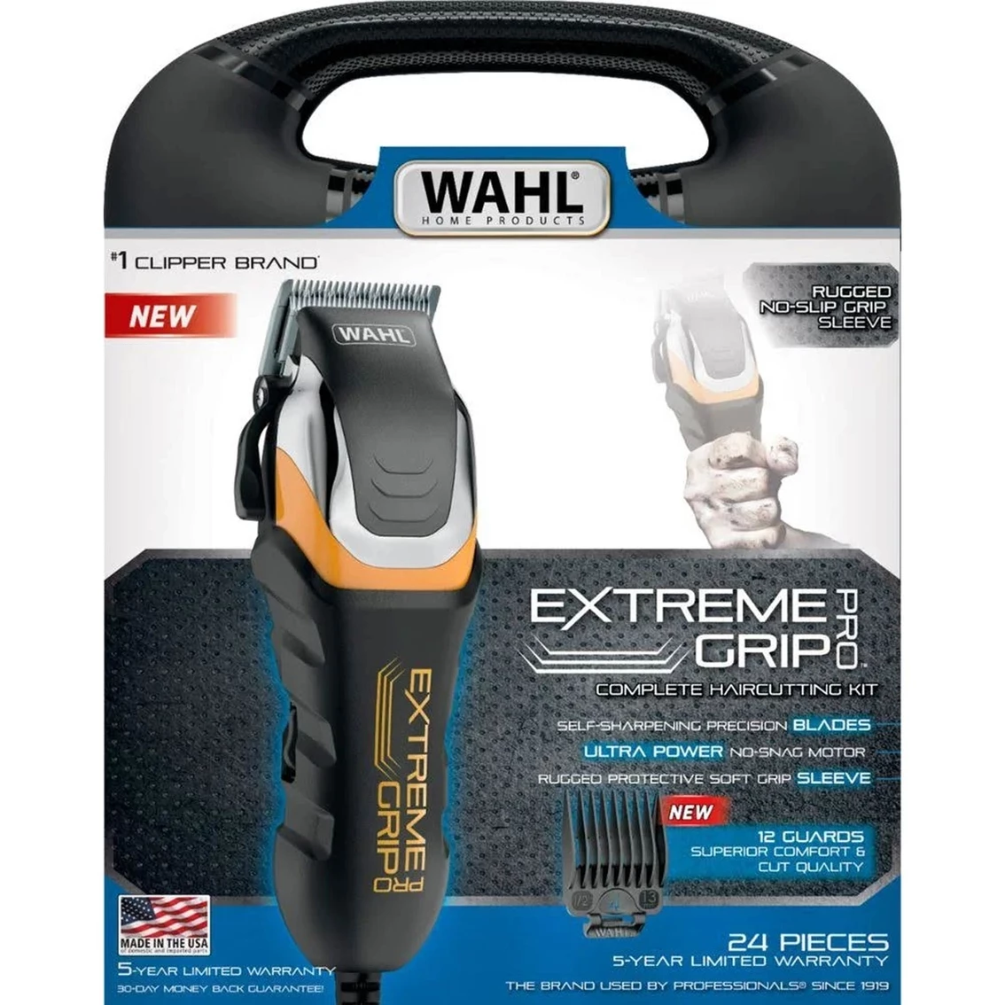 Deals โค๏ธ Wahl Extreme Grip Pro 24 Pc. Clipper Set ๐