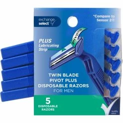 Best Pirce 🎁 Exchange Select Twin Blade Pivot Plus Disposable Razors 5 Pk. ✔️