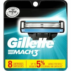Discount ✨ Gillette Mach3 Men's Razor Blade Refills 8 Ct. 🔥