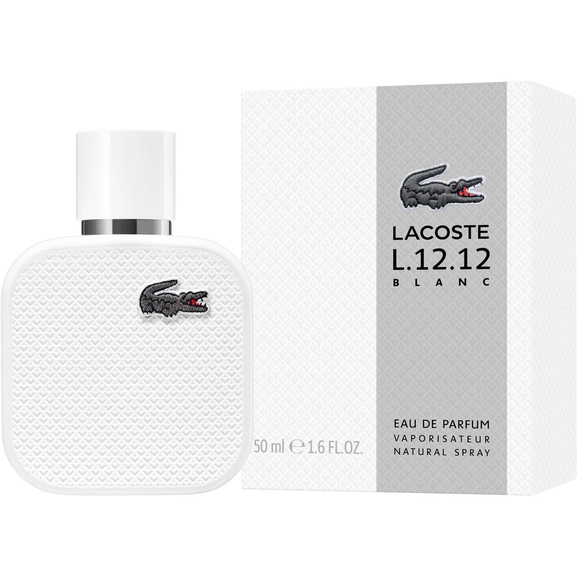 Best deal โญ Lacoste L.12.12 Blanc Eau De Parfum 1.7 Oz. โญ - Image 2