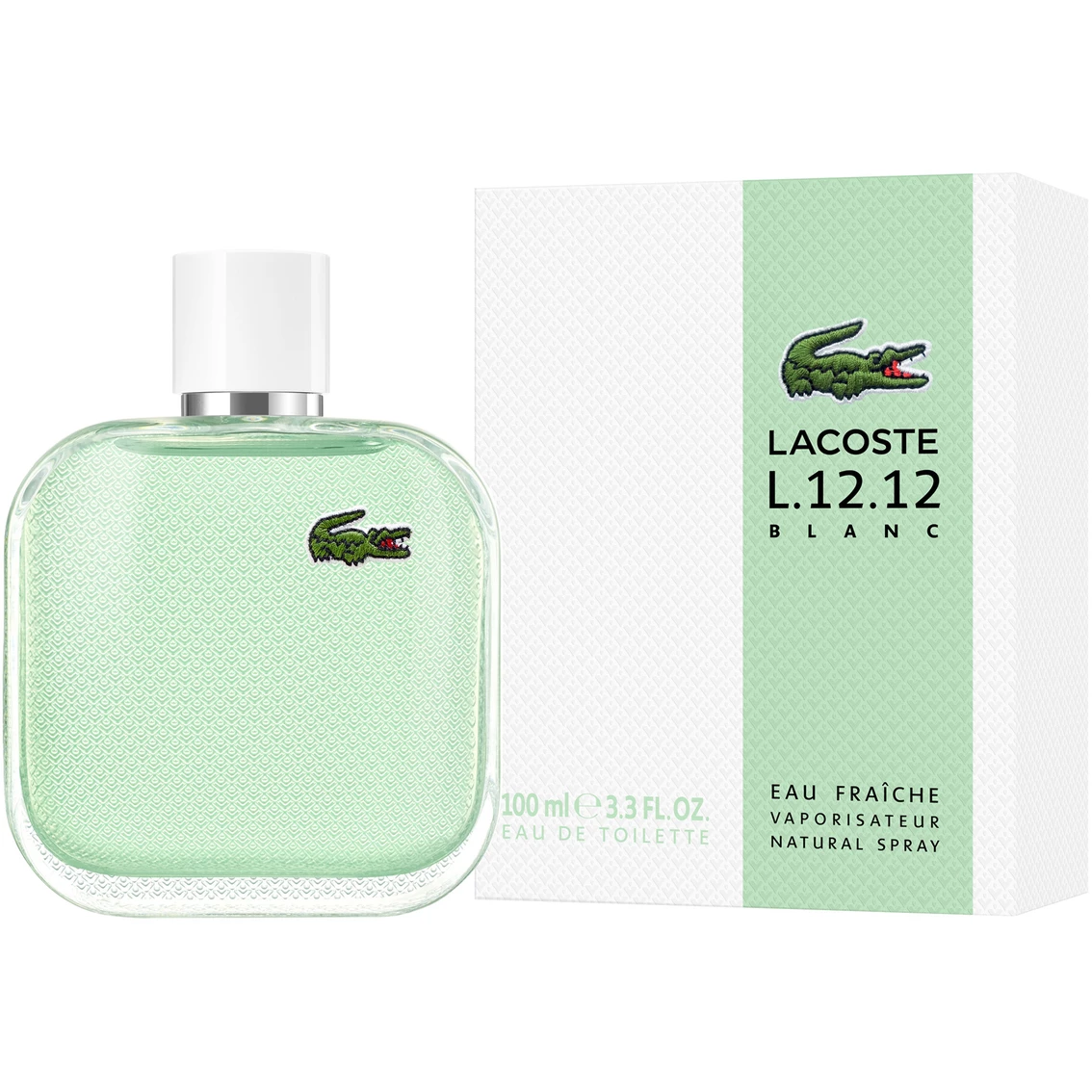 New 👏 Lacoste L.12.12 Blanc Eau Fraiche Eau De Toilette Spray 🛒 - Image 2
